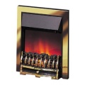 The Dimplex Wynford Brass Electric Fire
