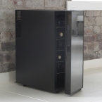 The Brevanti Obsidian 12 Bottle Wine Cooler