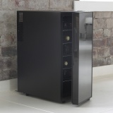 View The Brevanti Obsidian 12 Bottle Wine Cooler