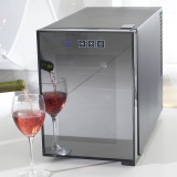 View The Brevanti Obsidian 6 Bottle Wine Cooler