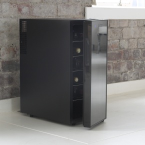 The Brevanti Obsidian 10 Bottle Wine Cooler