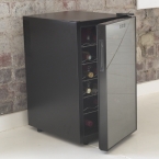 The Brevanti Obsidian 18 Bottle Wine Cooler