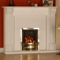 The Dublin Corbel Fireplace Chinese White Marble