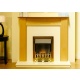 View The Capri and Marfil Fireplace with Adam Brass Electric Fire