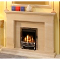 The Estoril Limestone Fireplace