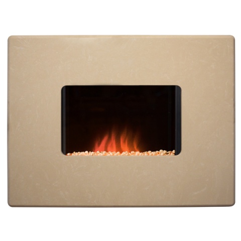 Adam Nexus Electric Wall Fire, Marble, Roman Stone