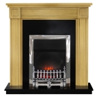 Georgian Oak Electric Fireplace Suite