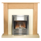 Southwold Electric Suite with Adam Helios Electric Fire