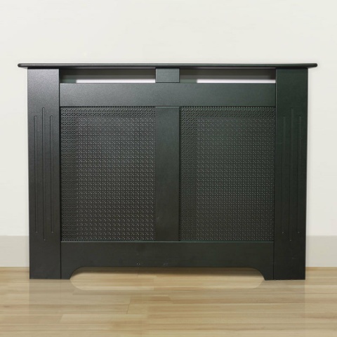 Adam Medium Radiator Cover in Black, 47 Inch