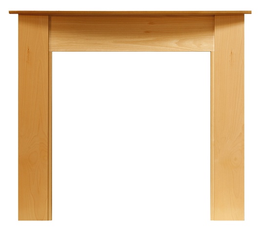 Adam Capri Fireplace Surround, 48 Inch, Beech