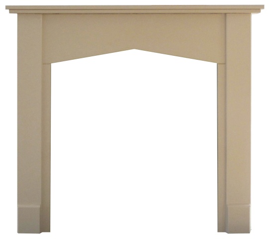 Adam Tudor Fireplace Surround, 48 Inch, Wooden, Stone Effect