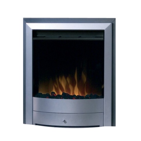 Dimplex X1 Electric Fire, Optiflame Effect, Silver