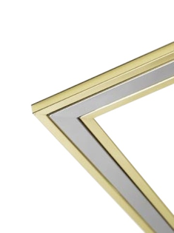 FRM 50 Brass/Chrome Fire Trim