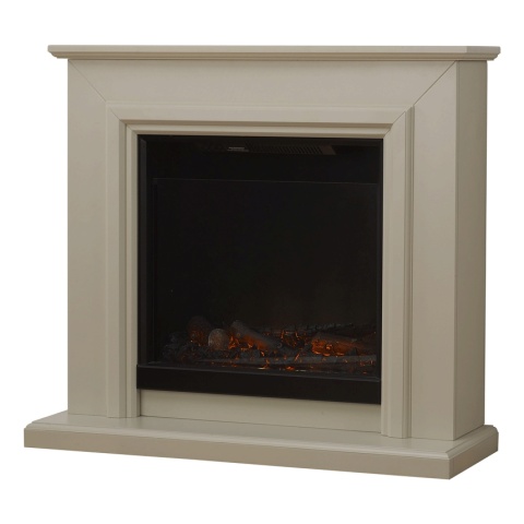 Adam Hampton Electric Fireplace Suite, Stone Effect