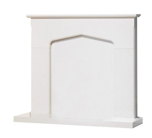 Aurora Camelot 46 Marble Fireplace in Roman Stone