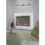 The Adam Visio White Electric Fire