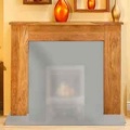 The Sheesham 48" Solid Acacia Wood Surround