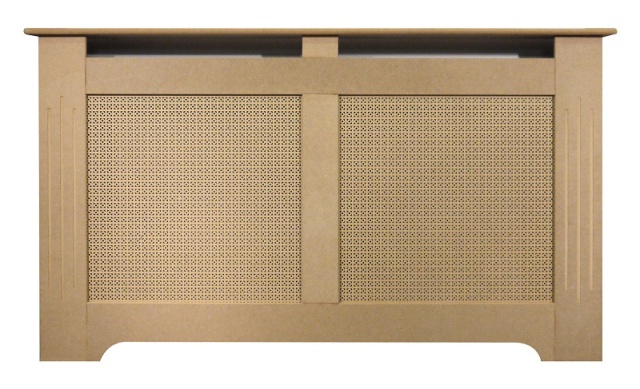 Adam Large Unfinished Radiator Cover, 63 Inch
