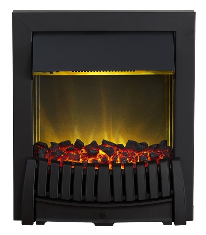 Adam Elise Inset Electric Fire in Black