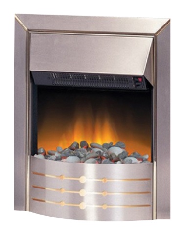 Dimplex Aspen Electric Fire, Optiflame Effect, Stainless Steel