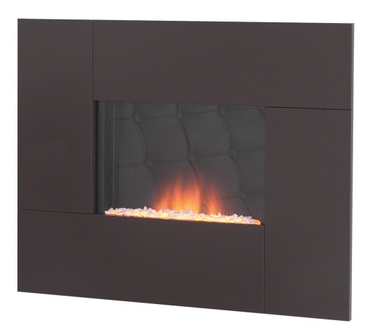 Adam Nexus Wood Electric Fire in Chocolate Brown