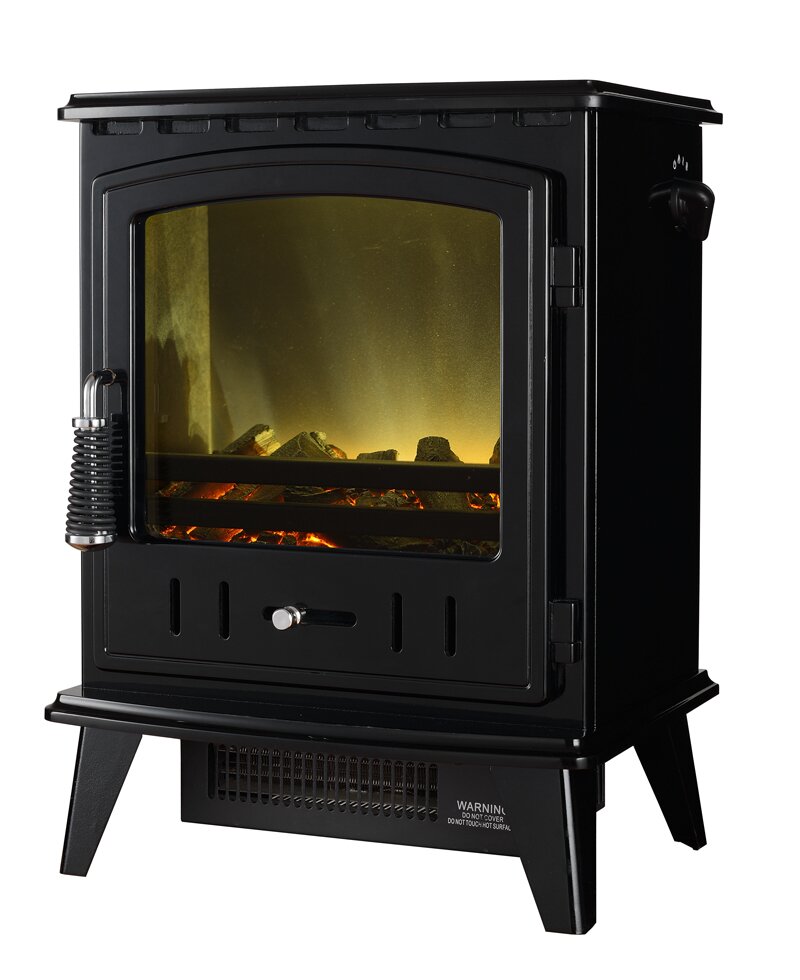Adam Aviemore Electric Stove in Black Fireplace World