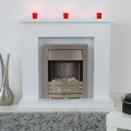 The Lomond White with Adam Helios Electric Fire