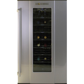 The Brevanti Presada Silver 60 Bottle Wine Cooler