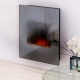 View Alexis Tinted Mirror Wall Hung Electric Fire