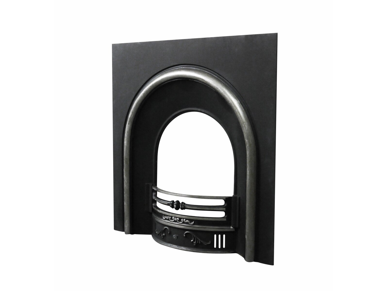 Constantine Cast Iron Fireplace Back Panel Set, 38 Inch Fireplace World