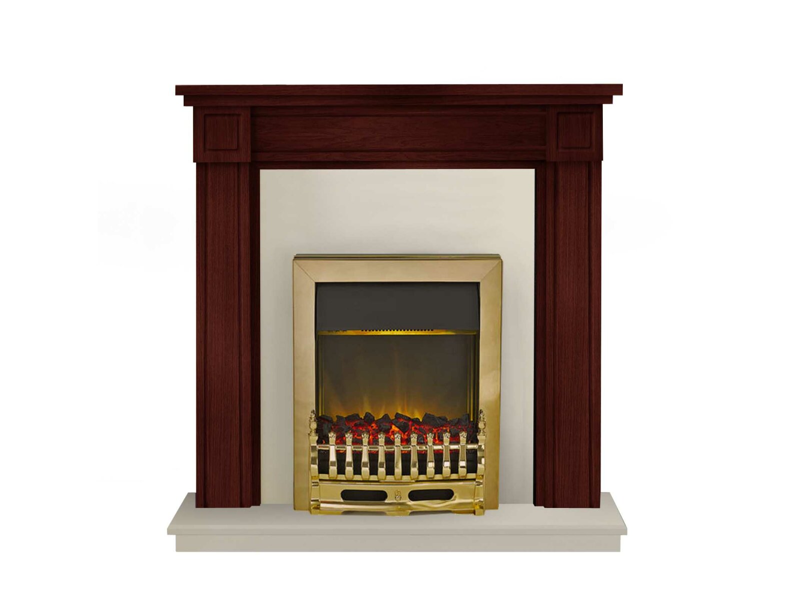 Adam Fireplace Suite in Mahogany with Blenheim Electric Fire