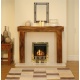 View The Fenchurch Marfil Fireplace with Adam Radiant Brass Gas Fire