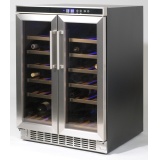 View The Brevanti JG2D Stainless Steel 45 Bottle Wine Cooler