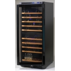 The Brevanti JG100B Black 110 Bottle Wine Cooler