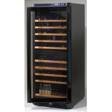 View The Brevanti JG100B Black 110 Bottle Wine Cooler