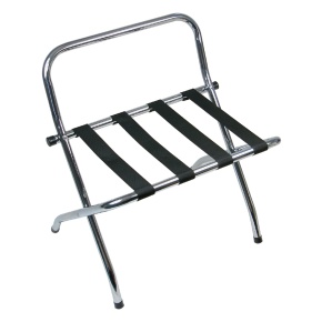 Chrome Folding Luggage Rack  - Click to enlarge