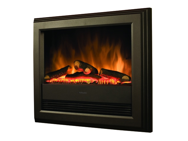 Dimplex Bach Electric Fire In Black Fireplace World