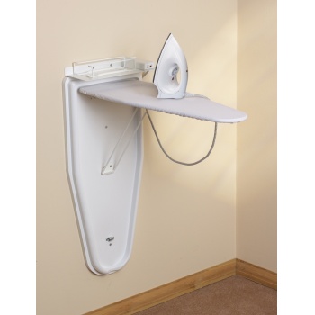 The Corby Compact Ironing Centre with Dry Iron in White