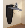 The Corby Compact Ironing Centre with Steam Iron in Black