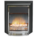 The Dimplex Detroit Chrome Electric Fire with Optiflame Effect