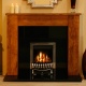 View The New England Granite Fireplace with Adam Radiant Silver Gas Fire
