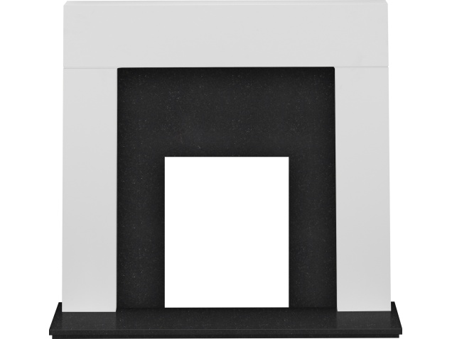 adam-miami-fireplace-in-pure-white-and-black-granite-48-inch