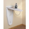 The Corby Compact Ironing Centre with Steam Iron in White