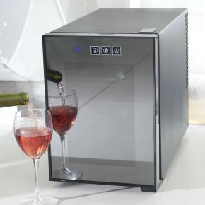 The Brevanti Obsidian 6 Bottle Wine Cooler