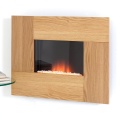 Nexus in Oak Wall Mounted Electric Fire