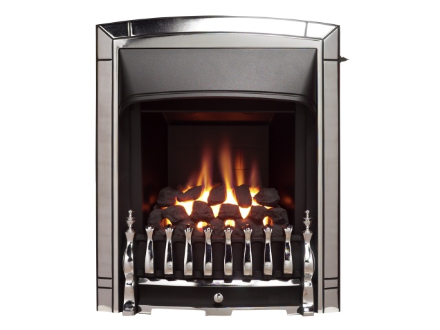 The Dream Full Depth Convector Gas Fire In Chrome By Valor Fireplace