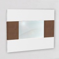 Nexus White and Walnut Fascia