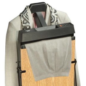 The Corby 4400 Space Saver Trouser Press, Oak Effect Finish, Slide to Right  - Click to enlarge