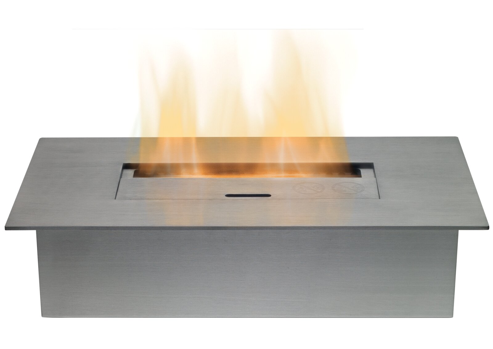 Large Bio Ethanol Burner in Stainless Steel, 3 Litre Capacity