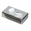 Rectangle Tissue Box Cover, Chrome Finish (Case Qty 6)
